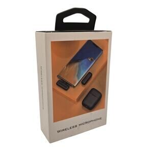 KIKET HOME iPhone/IPad Lavalier Wireless Microphone w/ Noise Reduction 20M Range